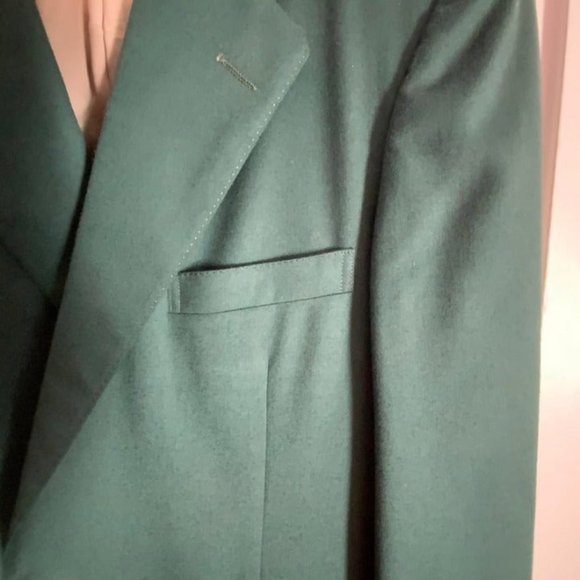 Polo Ralph Lauren Blazer Mens Green Jacket 38RBrass Buttons Custom Made - Picture 2 of 10
